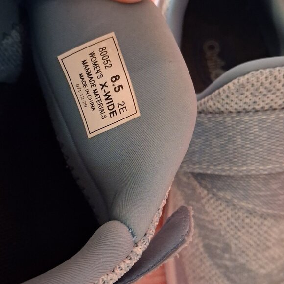 Orthofeet Naya Hands-Free Slip-On Sneakers Women's Sz 8.5 2E Blue Comfort - Picture 11 of 12